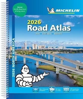 USA Canada Mexico - 2026 Road Atlas (A4-Spiral) -  Michelin