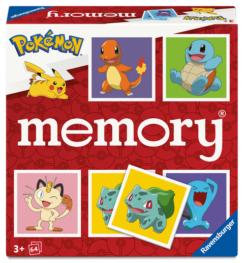 memory&reg; Pok&eacute;mon - Gesellschaftsspiel & Brettspiel ab 3 Jahre - William H. Hurter