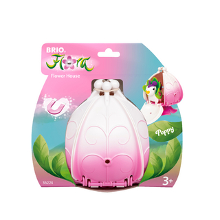 BRIO Flora - 36224 Poppys Blumenhaus | Spielset für endlosen fantasievollen Spielspaß für Mädchen und Jungen ab 3 Jahren - wunderschönes Geschenk