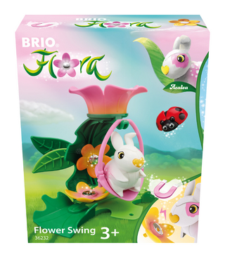 BRIO Flora - 36232 Azaleas Blumenschaukel | Spielset für endlosen fantasievollen Spielspaß für Mädchen und Jungen ab 3 Jahren - wunderschönes Geschenk