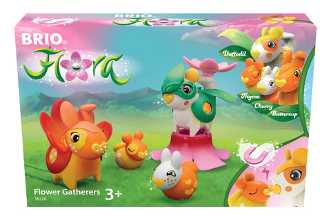 BRIO Flora - 36228 Blumensammler | Spielset f&uuml;r endlosen fantasievollen Spielspa&szlig; f&uuml;r M&auml;dchen und Jungen ab 3 Jahren - wundersch&ouml;nes Geschenk