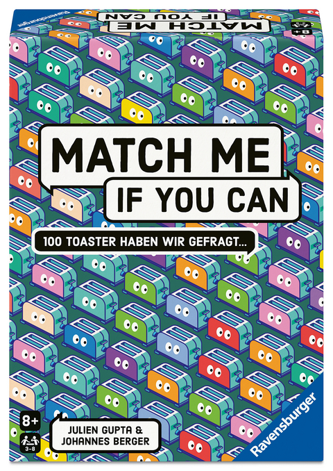 Match Me If You Can - Gesellschaftsspiel & Brettspiel ab 8 Jahre - Julien Gupta, Johannes Berger