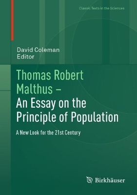 Thomas Robert Malthus – An Essay on the Principle of Population - 