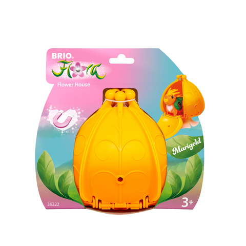 BRIO Flora - 36222 Marigolds Blumenhaus | Spielset f&uuml;r endlosen fantasievollen Spielspa&szlig; f&uuml;r M&auml;dchen und Jungen ab 3 Jahren - wundersch&ouml;nes Geschenk
