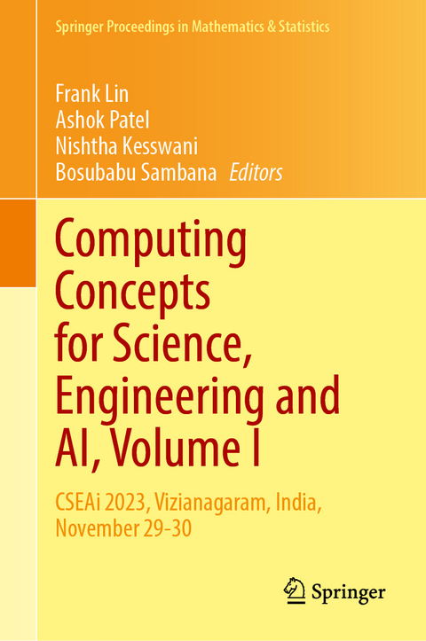 Computing Concepts for Science, Engineering and AI, Volume I - 