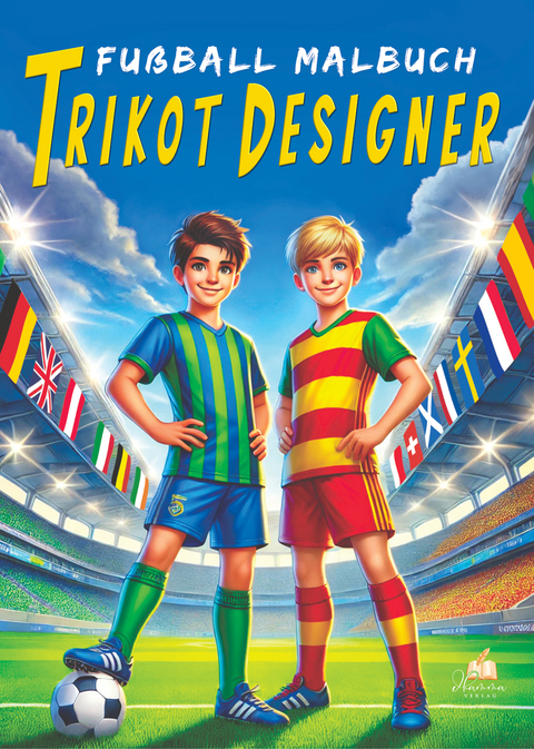 Fu&szlig;ball-Malbuch Trikot-Designer f&uuml;r Kinder ab 6 Jahren mit 100 Motiven zum Ausmalen - Josef Mickey M&uuml;ller