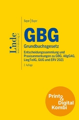 GBG | Grundbuchsgesetz (Kombi Print&digital) - Reinhard Bayer, Andrea Bayer