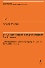 Steuerliche Behandlung finanzieller Sanktionen - Ariane Menzer