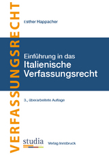 Grundzüge des Italienischen Verfassungsrechts - Happacher, Esther