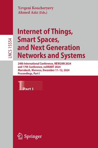 Internet of Things, Smart Spaces, and Next Generation Networks and Systems