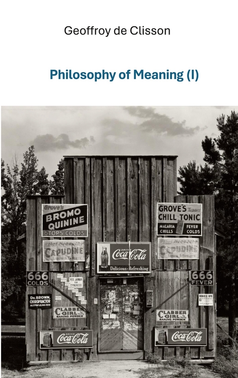 Philosophy of Meaning I - Geoffroy de Clisson