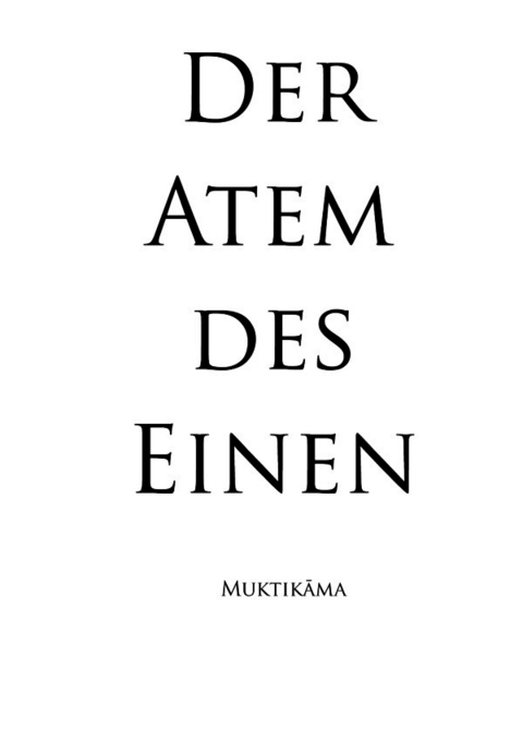 Der Atem des Einen - Alexander Stange