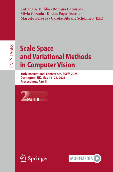 Scale Space and Variational Methods in Computer Vision - 