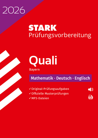 STARK Mathematik, Deutsch, Englisch 9. Klasse - Quali Mittelschule 2026 Bayern - Prüfungsvorbereitung