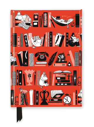Moomin Bookshelves (Foiled Journal)