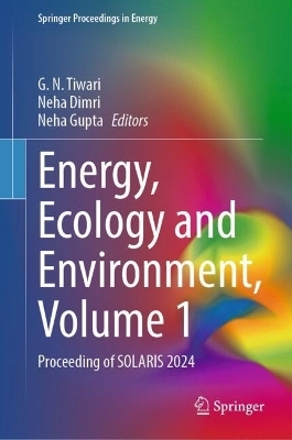 Energy, Ecology and Environment, Volume 1 - 