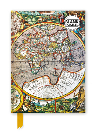 Antique Map (Foiled Blank Journal)