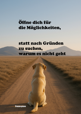 Öffne dich für die Möglichkeiten, statt nach Gründen zu suchen, warum es nicht geht