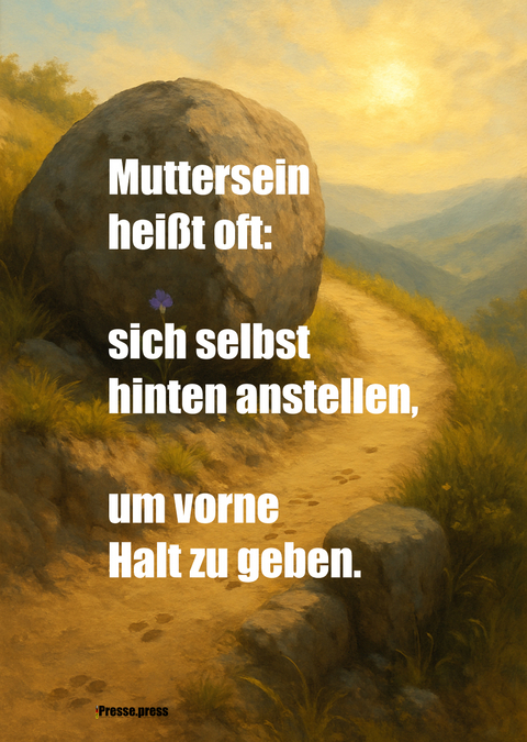 Muttersein heißt oft: sich selbst hinten anstellen, um vorne Halt zu geben