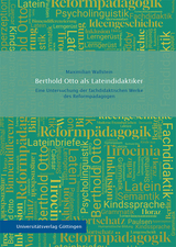 Berthold Otto als Lateindidaktiker - Maximilian Wallstein