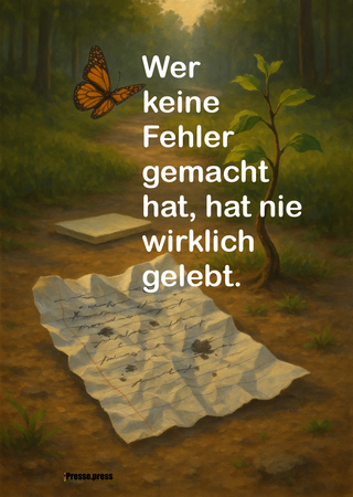 Wer keine Fehler gemacht hat, hat nie wirklich gelebt