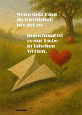 Wenn dein Kind dich kritisiert, hör gut zu – manchmal ist es nur Liebe in falschen Worten