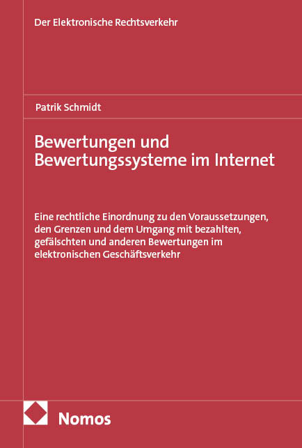 Bewertungen und Bewertungssysteme im Internet - Patrik Schmidt