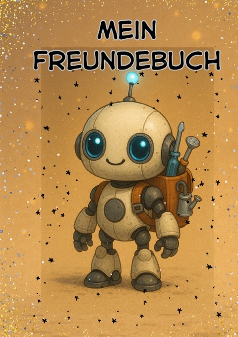 Mein Roboter Freundebuch, Kindergarten Freundebuch, - Saskia Melder