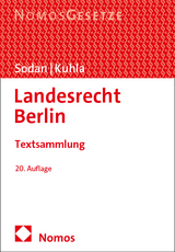 Landesrecht Berlin - Sodan, Helge; Kuhla, Wolfgang