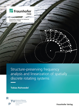 Structure-preserving frequency analysis and linearization of spatially discrete rotating systems