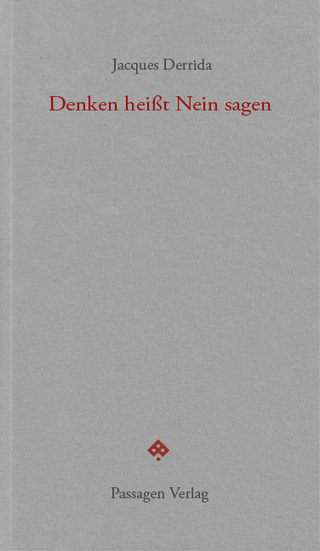 Denken heißt Nein sagen