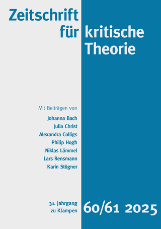 Zeitschrift für kritische Theorie / Zeitschrift für kritische Theorie, Heft 60/61