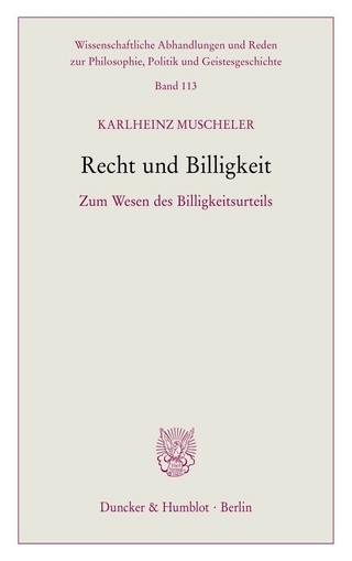 Recht und Billigkeit