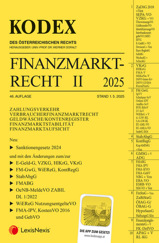 KODEX Finanzmarktrecht Band II 2025 - inkl. App