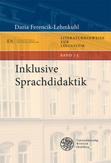 Inklusive Sprachdidaktik - Daria Ferencik-Lehmkuhl