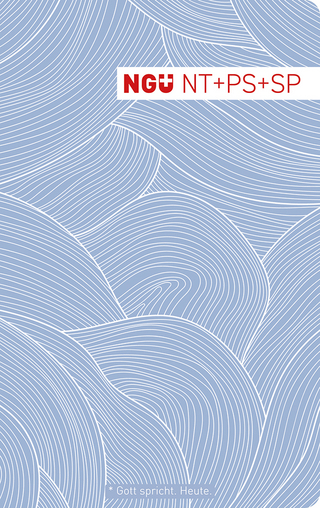 Neues Testament mit Psalmen und Sprüchen Design-Edition blau