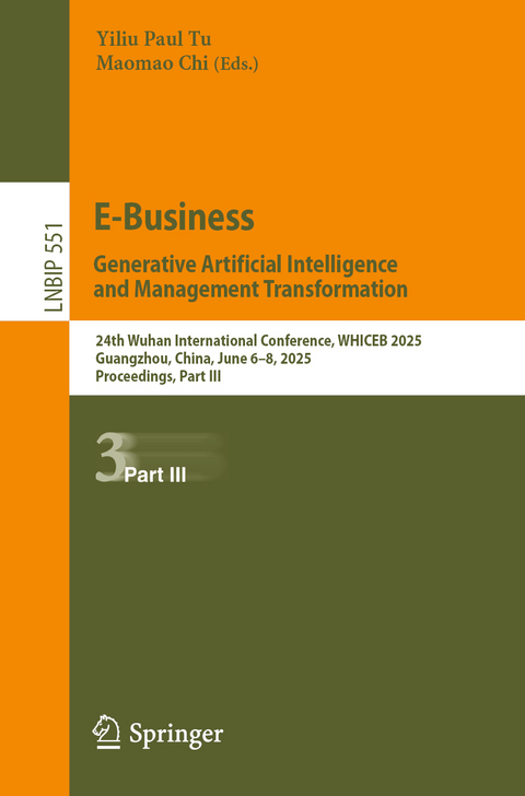 E-Business. Generative Artificial Intelligence and Management Transformation - 