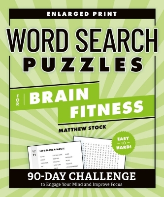 Word Search Puzzles for Brain Fitness - Matthew Stock