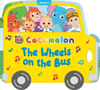 CoComelon Wheels On The Bus Shaped Board Book -  Cocomelon