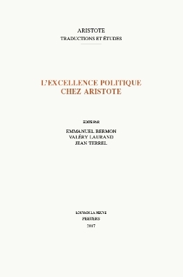 L'excellence politique chez Aristote