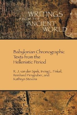 Babylonian Chronographic Texts from the Hellenistic Period
