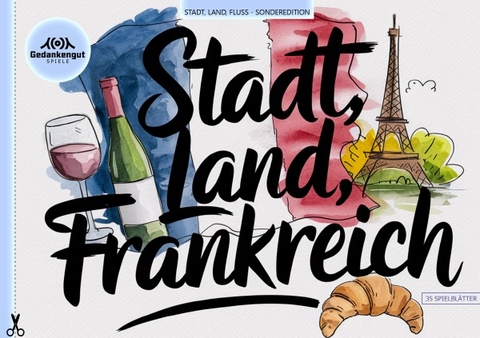 Stadt, Land, Frankreich - Gedankengut Spiele