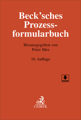 Beck'sches Prozessformularbuch - Mes, Peter