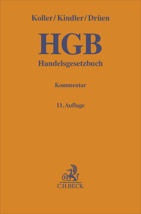Handelsgesetzbuch - Ingo Koller, Peter Kindler, Klaus-Dieter Dr&uuml;en