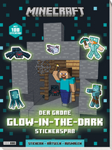 Minecraft: Der gro&szlig;e Glow-in-the-Dark Stickerspa&szlig;: Stickern - R&auml;tseln - Ausmalen -  Panini