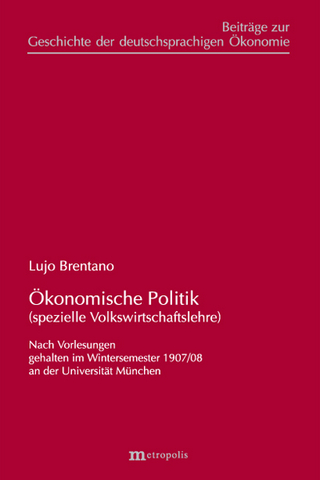 Ökonomische Politik (spezielle Volkswirtschaftslehre)