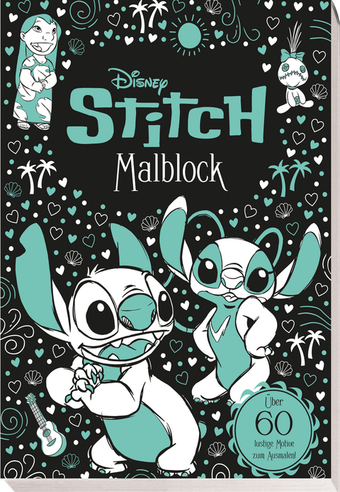 Disney Stitch: Malblock: &uuml;ber 60 lustige Motive zum Ausmalen! -  DISNEY,  Panini