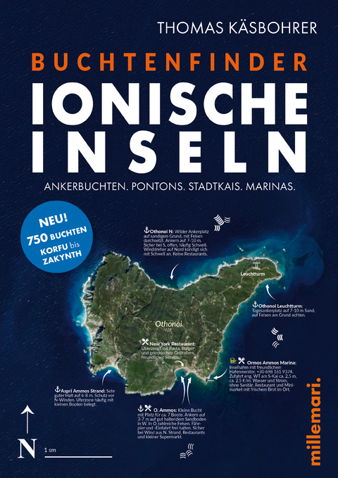 Buchtenfinder Ionische Inseln - Ausgabe 2025 - Thomas K&auml;sbohrer