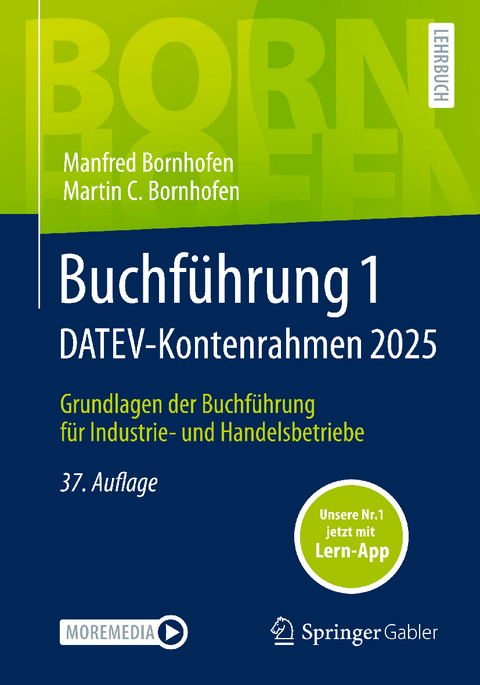 Buchführung 1 DATEV-Kontenrahmen 2025 - Manfred Bornhofen, Martin C. Bornhofen