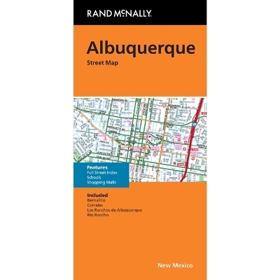 Rand McNally Folded Map: Albuquerque Street Map -  Rand McNally
